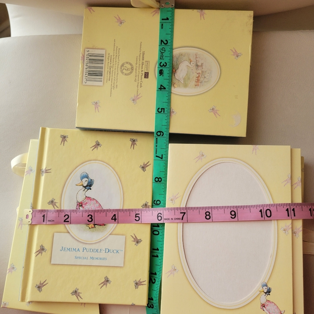 Jemima Puddle-Duck Yellow Journal & Photo Card Sets (2) ~ Beatrix Potter ~ Cute! - Picture 3 of 13